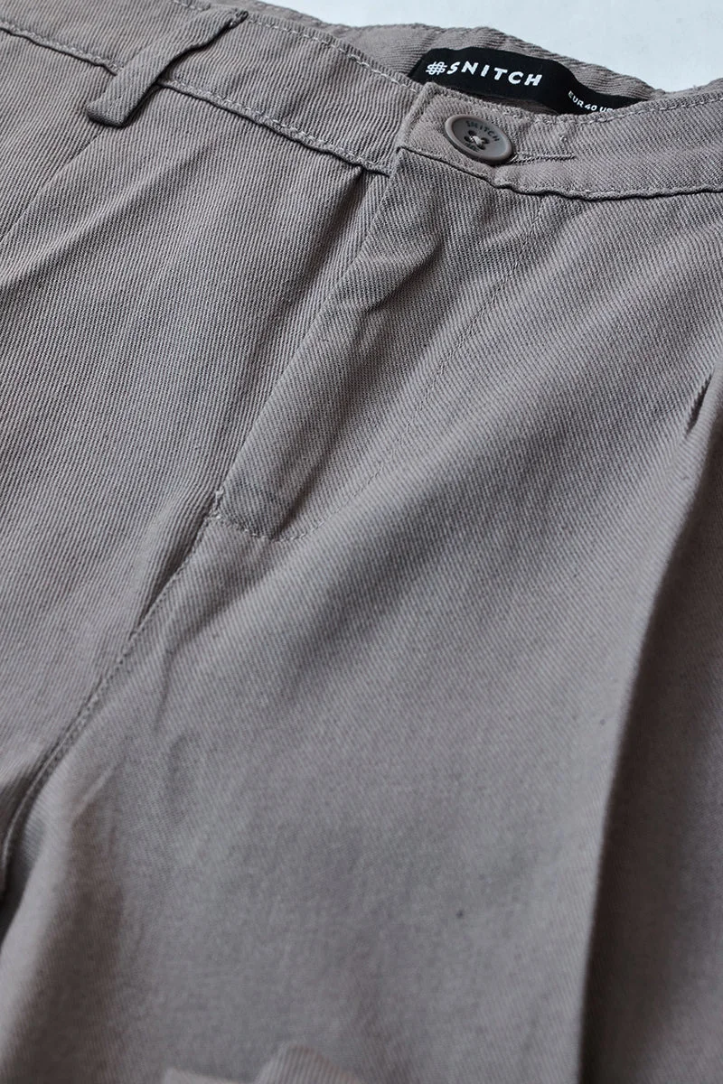 Snitch  Baggy Linen Blend Trousers for Men | Best Price UAE